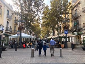 Seguiment desigual de la jornada de vaga a Vilanova i la Geltrú