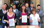 Signatura del pacte d'investidura. Eix
