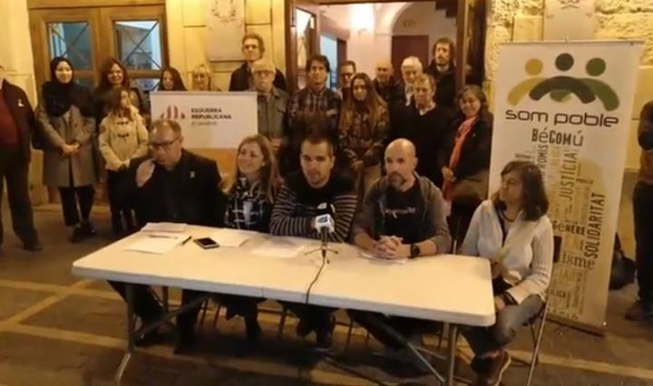 Som Poble i ERC acorden presentar-se plegats a les eleccions municipals al Vendrell. Som Poble