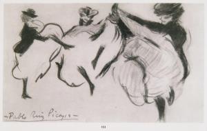 Tres ballarines de can-can, de Pablo Picasso. EIX