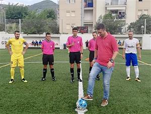 UE Sitges - CF Vilanova. Eix