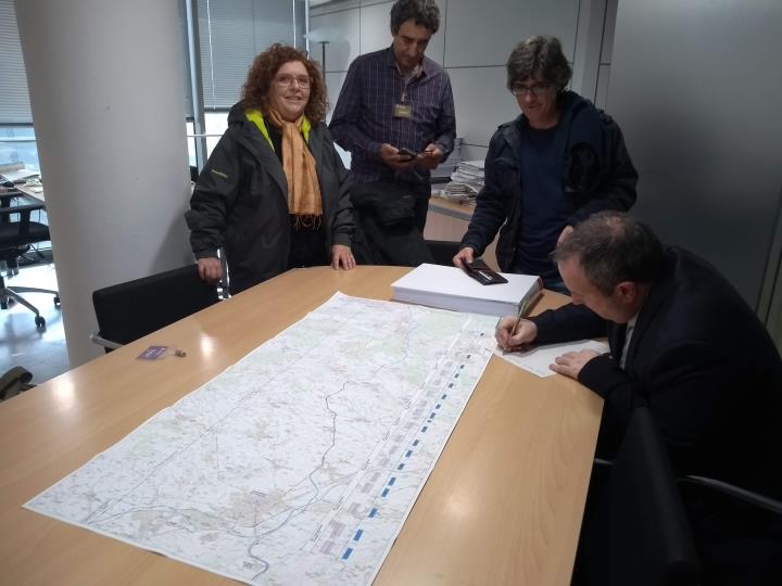 Unió de Pagesos demana a Territori que les obres de l’Eix Diagonal permetin als tractors circular en tots els trams. Unió de Pagesos