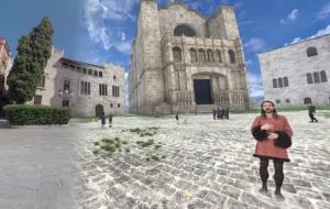 Vilafranca del Penedès recrea l’edat mitjana amb ulleres de realitat virtual. ACN
