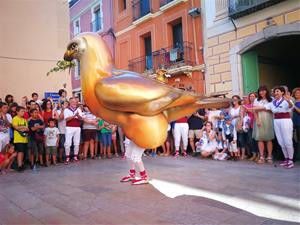 Vilanova estrena un nou element festiu, l'Àliga de Vilanova. Festa Major de VNG