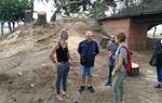 Visita institucional al circuit de trens del Parc de Ribes Roges després de l'esclafit. Ajuntament de Vilanova