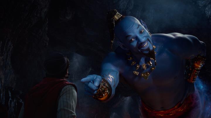 Will Smith és el geni al film 'Aladdin' . The Walt Disney Company 