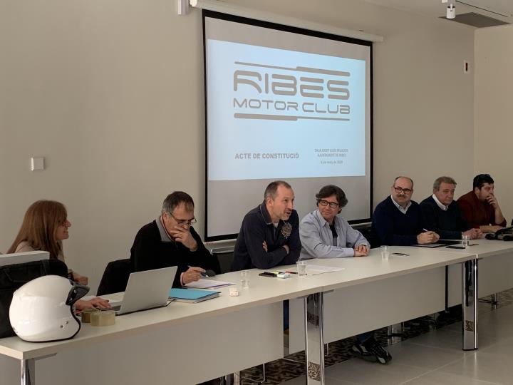 Acte de constitució del “Ribes Motor Club”. Eix