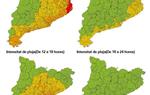 Activen l'alerta del pla Inuncat per la previsió de pluges al litoral aquesta nit i matinada. EIX
