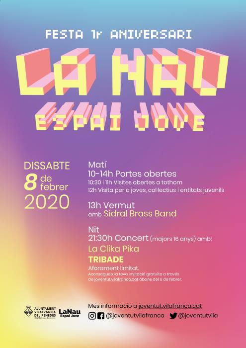 1r aniversari de l’espai jove La Nau