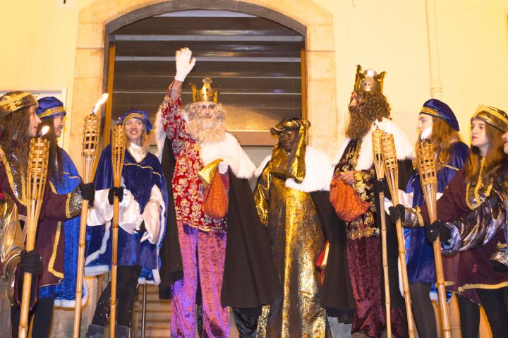 Arribada dels reis mags a Font-rubí