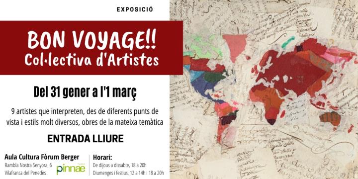 Bon Voyage! Exposició col·lectiva d’artistes