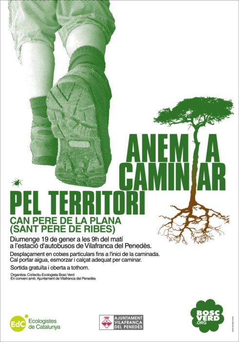 Caminada del Col·lectiu Ecologista Bosc Verd a Can Pere de la Plana 
