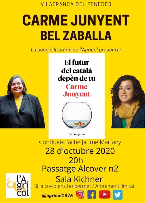 Carme Junyent i Bel Zaballa parlaran sobre el futur del català a L’Agrícol