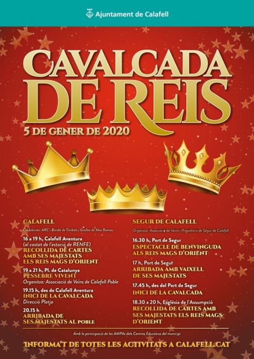 Cavalcada de Reis i pessebre vivent  a Calafell