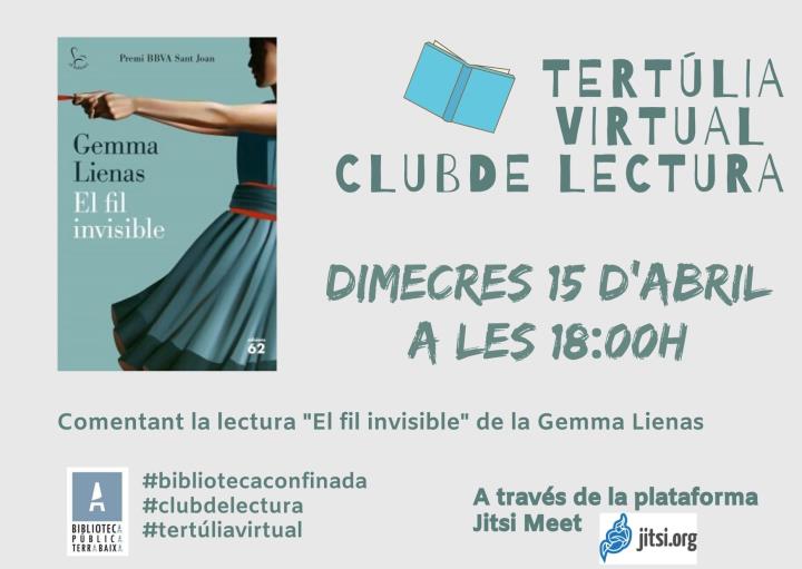 Club de Lectura virtual de la Biblioteca Pública Terra Baixa