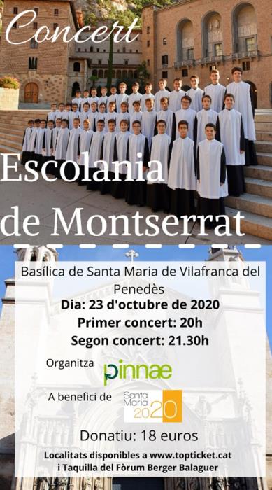 Concert a benefici de les obres a Basílica de Santa Maria de Vilafranca
