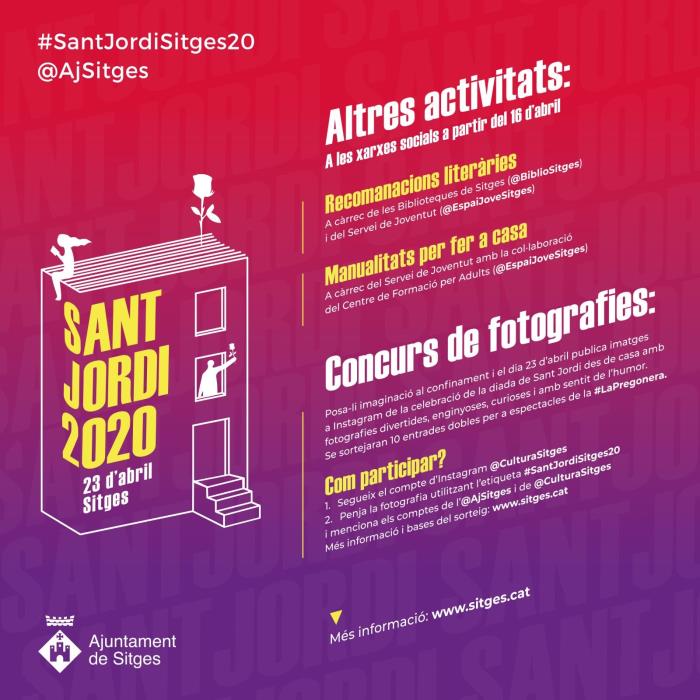 Concurs de Fotografia ‘Sant Jordi des de casa’, a Sitges