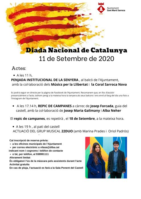 Diada 2020 a Sant Martí Sarroca