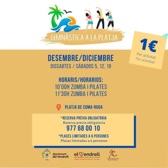 Gimnàstica a la platja