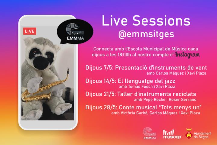 Live Sessions de l'Escola Municipal de Música de Sitges