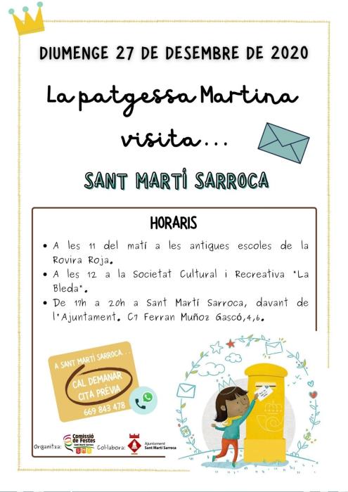 Lliurament de cartes a la Patgessa Martina