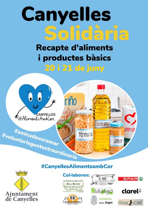 Recapte solidari Aliments Amb Cor a Canyelles