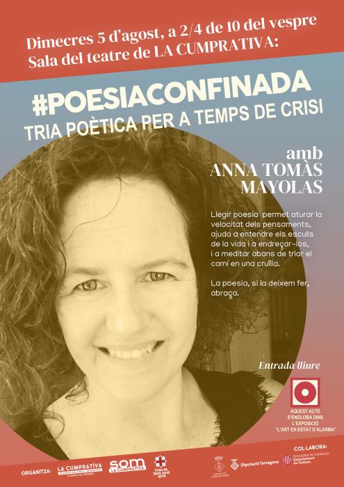 Recital de poesia d'Anna Tomàs Mayolas