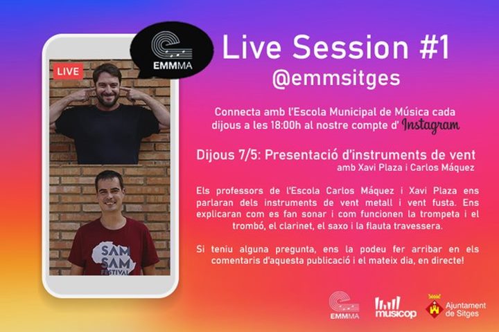 Sessions musicals en directe de l'Escola Municipal de Música de Sitges
