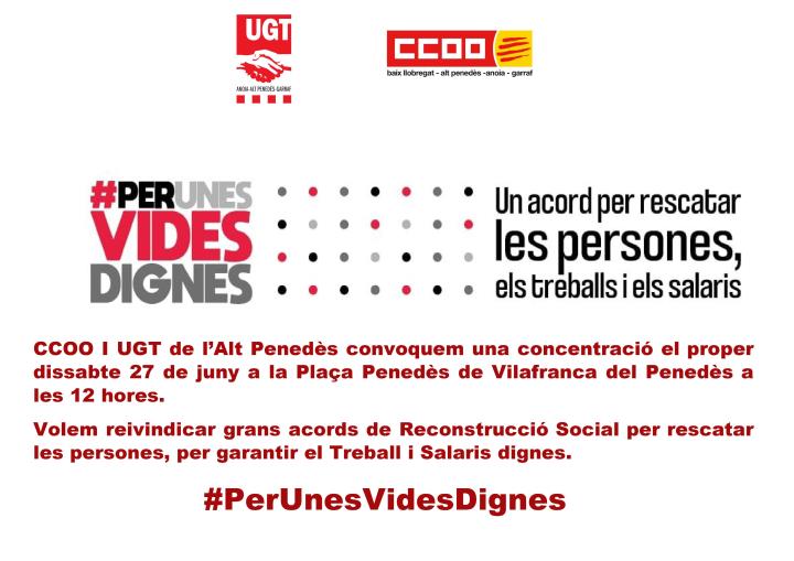 Un acord per rescatar les persones, els treballs i els salaris