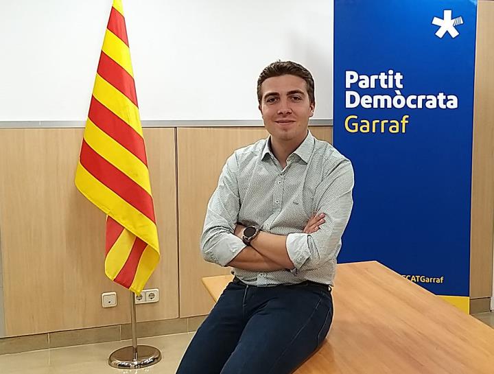 Aleix Ruiz, president del Partit Demòcrata al Garraf. Eix