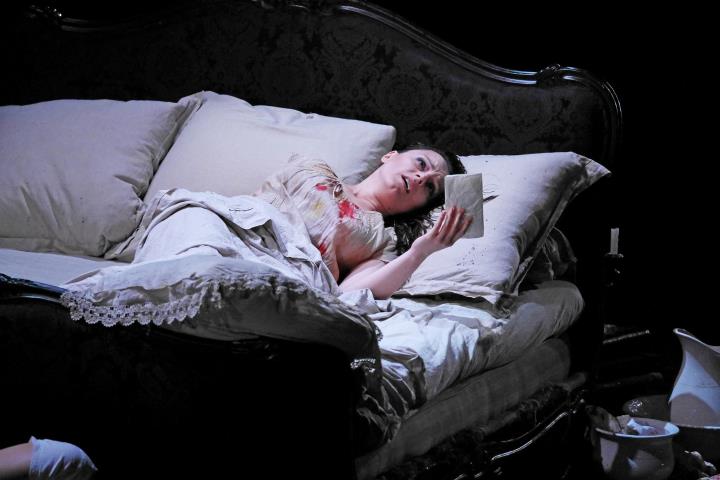 Assaig de 'La Traviata', que arriba al Gran Teatre del Liceu de Barcelona. Cedida per A.Bofill/Liceu