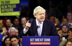 Boris Johnson, durant un acte de campanya. ACN / Reuters