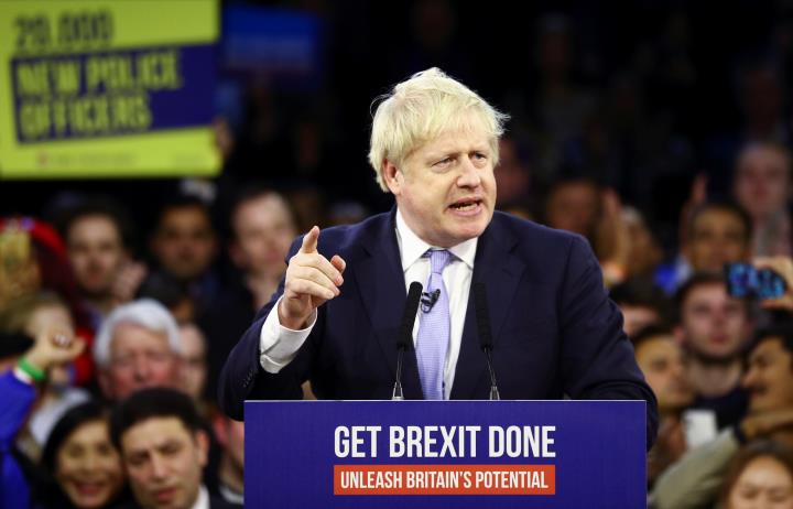 Boris Johnson, durant un acte de campanya. ACN / Reuters