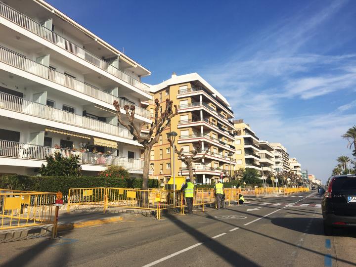 Calafell atura totes les obres públiques que realitzava al municipi. Ajuntament de Calafell