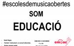 Cartell de la concentració de demà dimecres. Eix