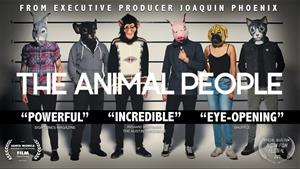 Cartell de la pel·licula 'The animal people'. Eix