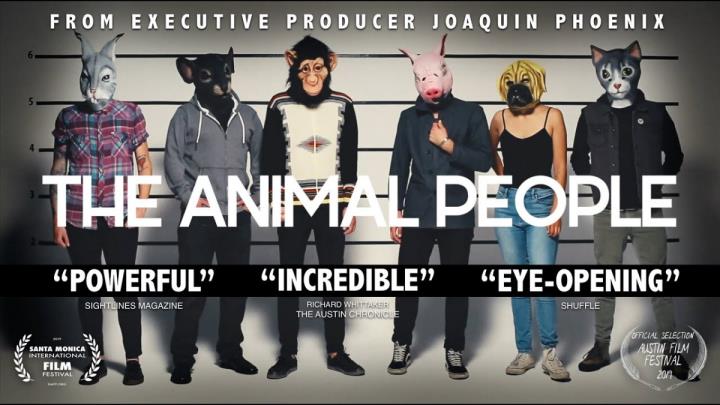 Cartell de la pel·licula 'The animal people'. Eix