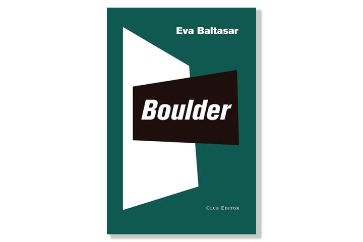 Coberta de 'Boulder' d'Eva Baltasar. Eix