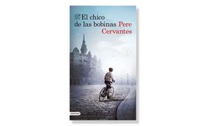 Coberta de 'El Chico de las bobinas' de Pere Cervantes. Eix