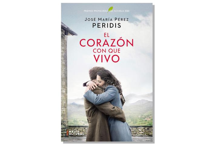 Coberta de 'El corazón con que vivo' de José María Pérez, Peridis. Eix