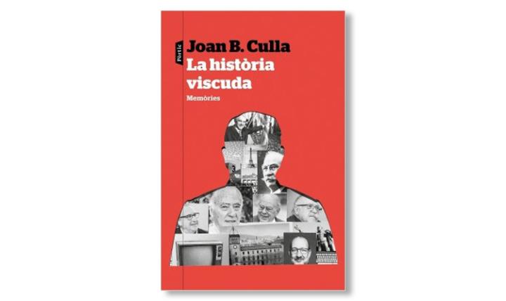 Coberta de 'La història viscuda, Memòries' de Joan B. Culla. Eix