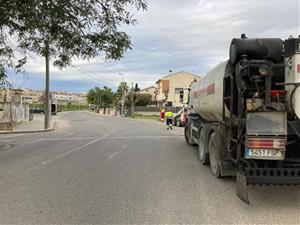 Comencen els treballs per millorar l'accessibilitat de l'avinguda de Rocacrespa, al barri de La Collada. Ajuntament de Vilanova