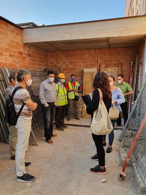 Comencen les obres de l'Arxiu i l'Escola d'Adults de Sant Sadurní d'Anoia. Ajt Sant Sadurní d'Anoia