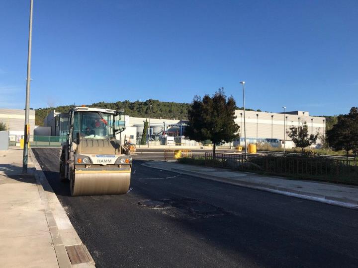 Comencen les obres de modernització del polígon industrial de Sant Quintí de Mediona. Ajt Sant Quintí d Mediona