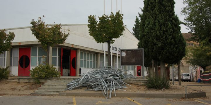 Comencen les obres de remodelació del pavelló de l'Ateneu de Sant Sadurní d'Anoia. Ajt Sant Sadurní d'Anoia