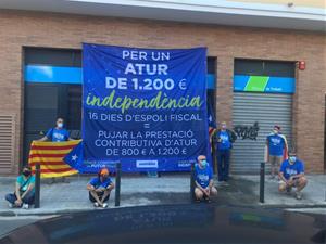 Concentració al Vendrell per reclamar la independència de Catalunya coincidint amb la Diada. ANC