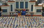 Concentració de la Diada Nacional de Catalunya a Vilanova i la Geltrú. ANC
