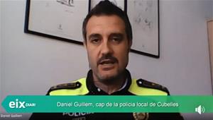 Daniel Guillem, cap de la policia local de Cubelles. EIX