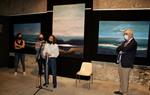 D’esquerra a dreta: Marta Castellví, Josep Maria Ribas, Maria Assumpció Raventós i Joan Solé Bordes, durant la presentació de l’exposició. Eix