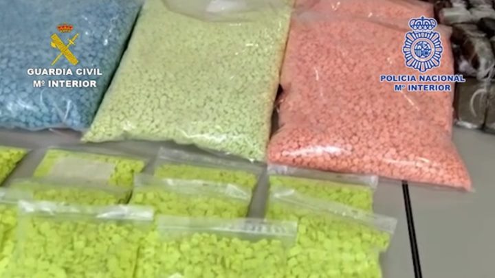 Detingut al Penedès el membre d'un un grup narcotraficant que tenia a punt 100.000 pastilles d'èxtasis preparades per enviar a Eivissa. Guàrdia Civil